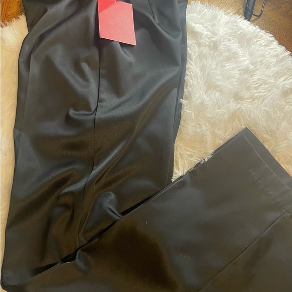 JS Collection Black satin pants size 6 NWT - Picture 6 of 12